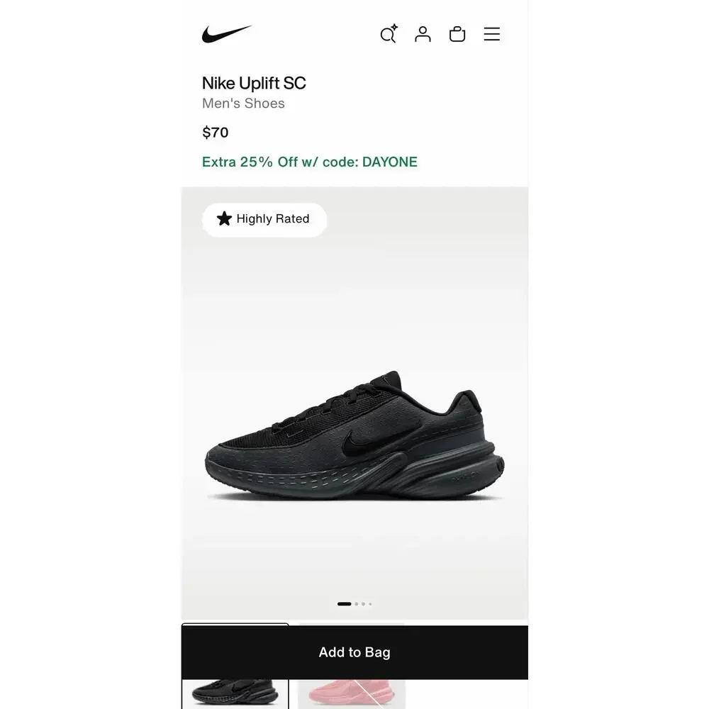 Nike new uplift